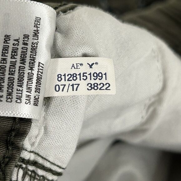 American Eagle Pants Green Camo Extreme Flex Joggers Mens L Drawstring Casual - Picture 16 of 16